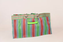 Load image into Gallery viewer, RECYCLED PLASTIC STRIPE BAG
