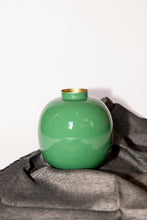 Load image into Gallery viewer, Metal Vase Green
